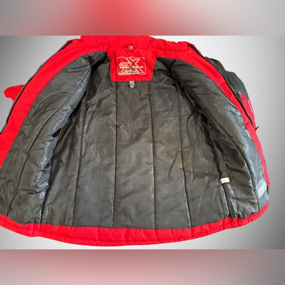 ZeroXposur Boys Youth Winter Ski Jacket Red Black Size M 10/12 No Hood - Picture 10 of 12